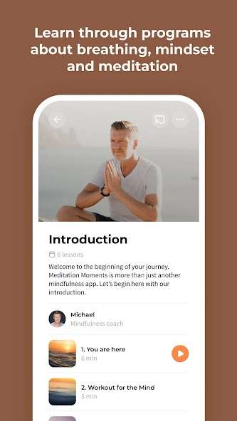 Meditation Moments app screenshot 3
