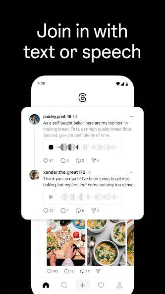Threads app screenshot 3